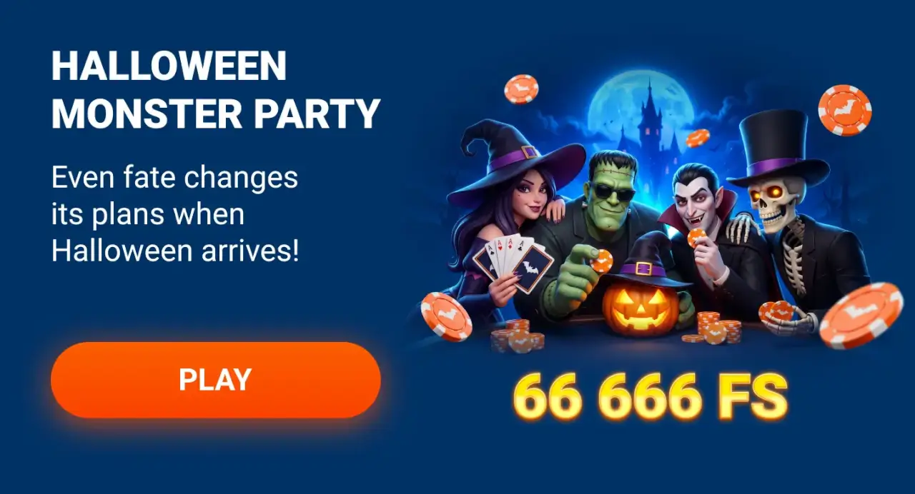 Promoção Halloween Monster Party na Mostbet